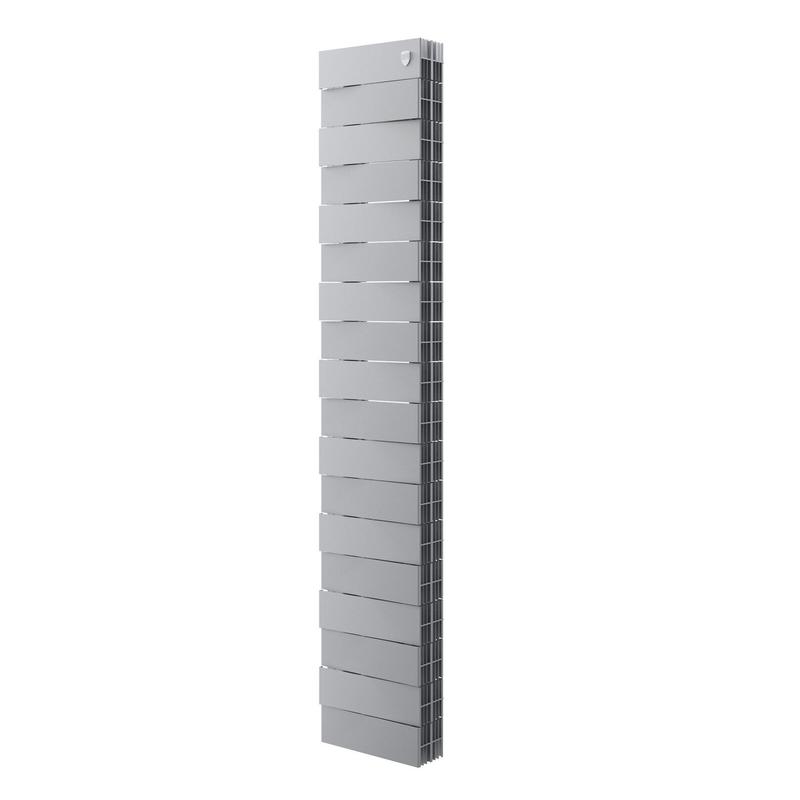 Радиатор PianoForte Tower 200 18 секц. биметал. Silver Satin Royal Thermo НС-1346156