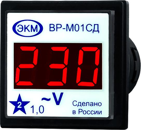 Вольтметр цифровой ВР-М01-29СД АС15-450В УХЛ4 спец. Меандр A8302-16938599