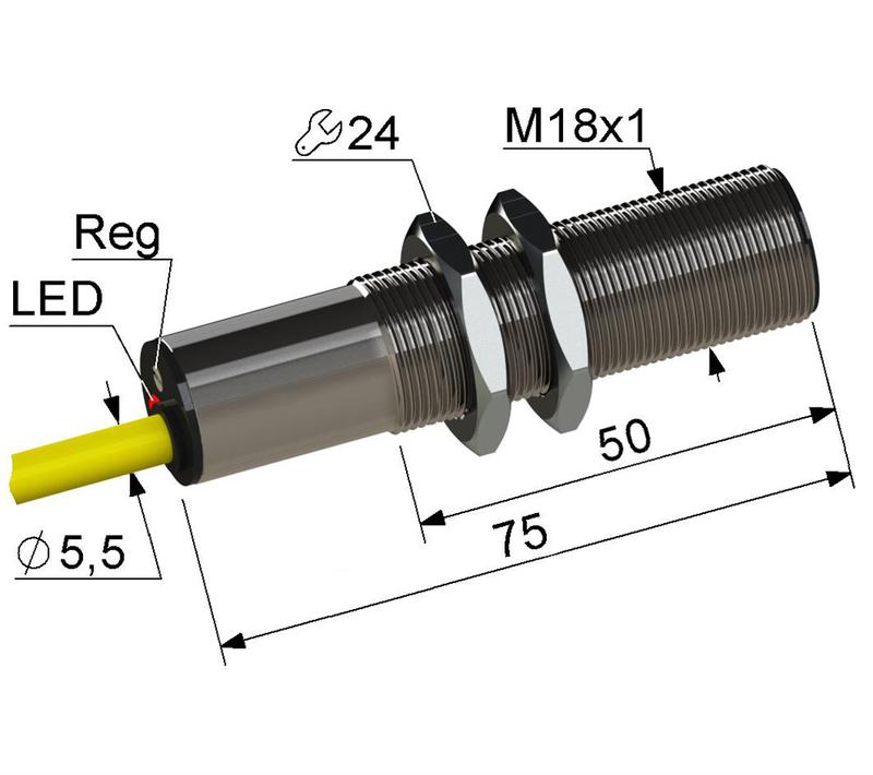 Выключатель бесконтактный PS1-18M75-5B31-K (ВБ1.18М.75.5.3.1.К) МЕГА-К A8010-79684204