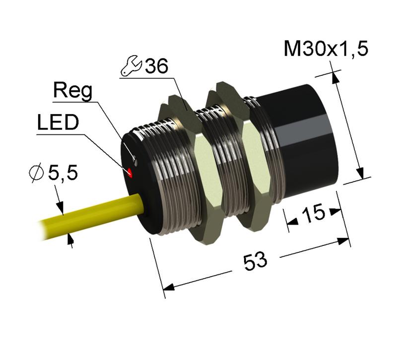 Выключатель бесконтактный PS1-30M53-30N51-K (PS1-30M53-20N11-K) МЕГА-К A8010-79689360