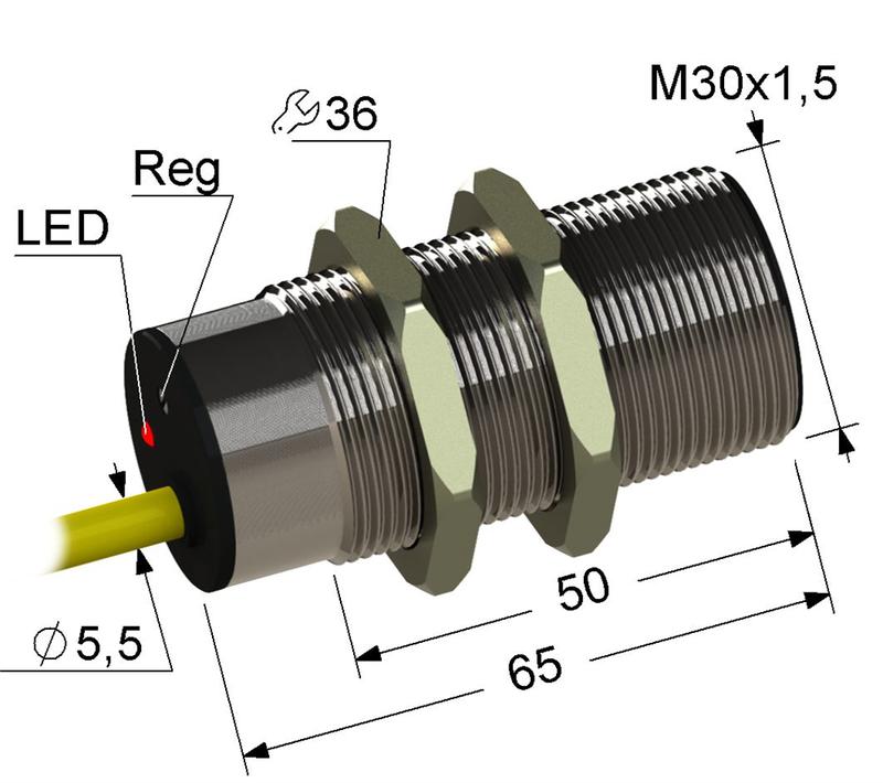 Выключатель бесконтактный PS1-30M65-10B11-K (ВБ1.30М.65.10.1.1.К) МЕГА-К A8010-80086357