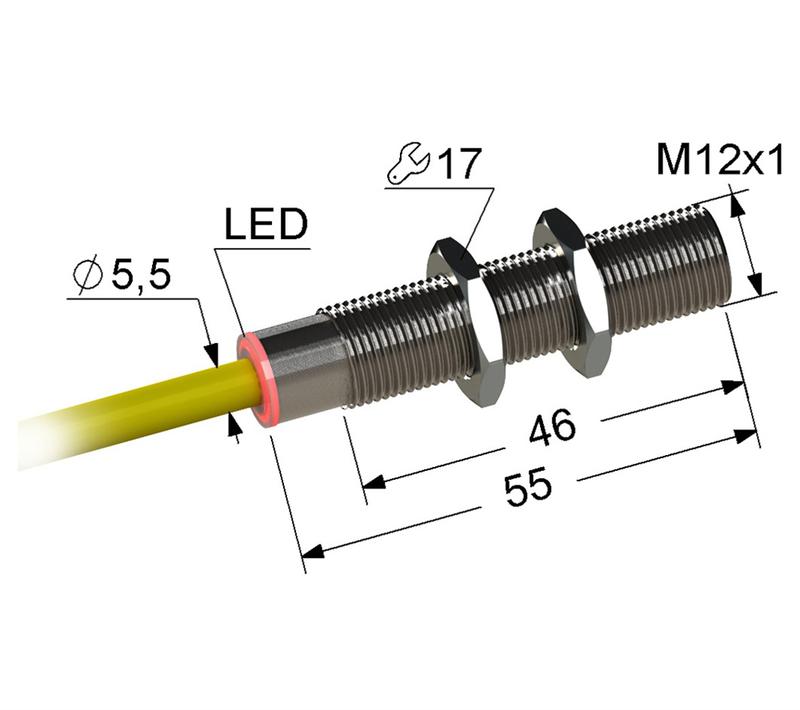 Выключатель бесконтактный PS2-12M55-6B11-K МЕГА-К A8010-T48443686