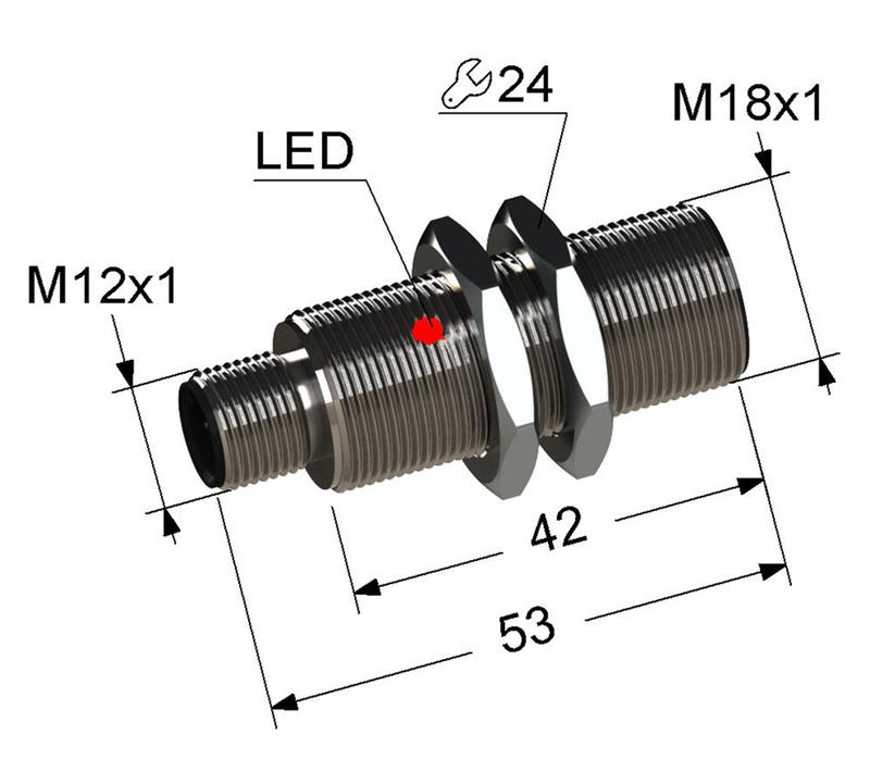 Выключатель бесконтактный PS2-18M53-8B11-C4 (ВБ2.18М.53.5.1.1.С4) МЕГА-К A8010-82691320