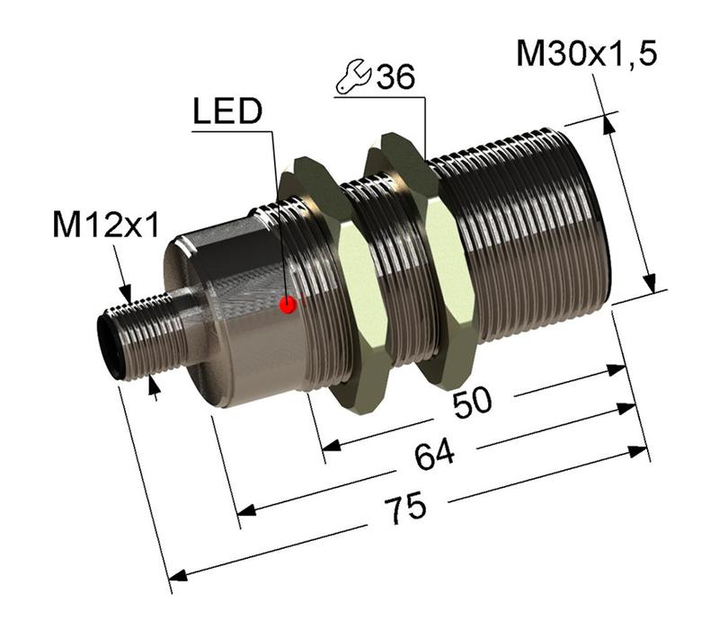Выключатель бесконтактный PS2-30M75-10B11-C4 (ВБ2.30М.75.10.1.1.C4) МЕГА-К A8010-79683641