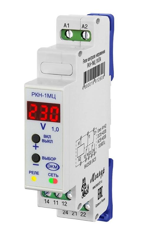 Реле контроля однофазного напряжения РКН-1МЦ УХЛ2 (спец.) Меандр A8302-19912615