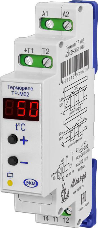 Реле температурное ТР-М02 ACDC10-30B УХЛ4 без датчика (спец.) Меандр A8302-19910857