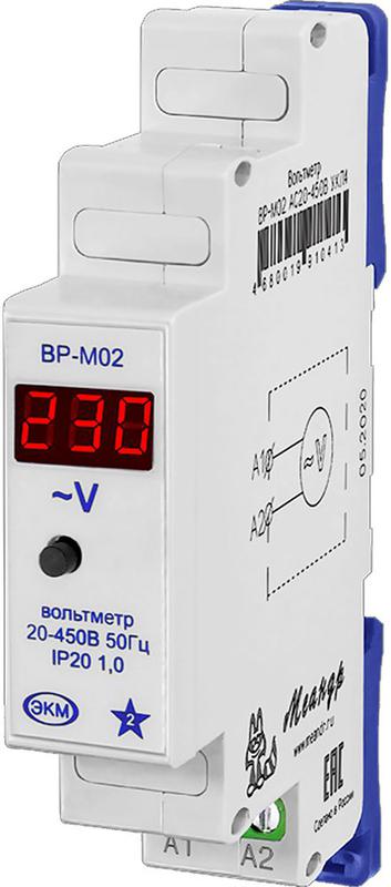 Вольтметр цифровой ВР-М02 АС100-600В УХЛ2 (спец.) Меандр A8302-16935233