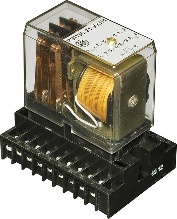 Реле промежуточное РЭП-36-21 220В AC 4/2 задн. присоед. ВНИИР A8120-77970034