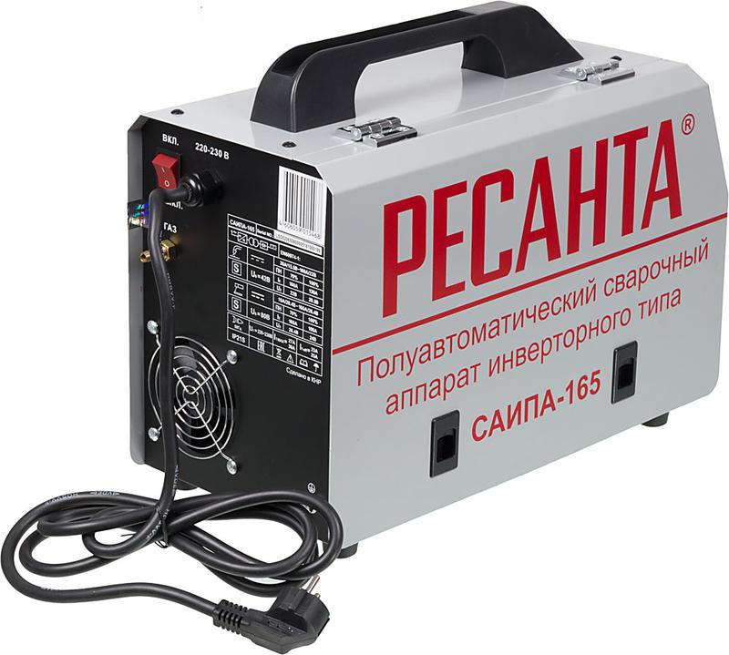 Аппарат сварочный полуавтоматический САИПА-165 160А d0.6-08мм 220В IP21 Ресанта 65/8