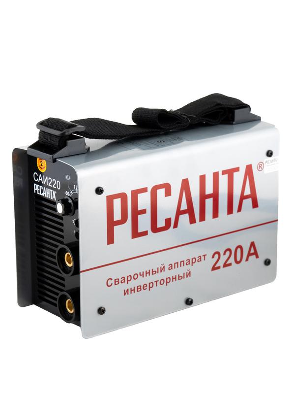 Аппарат сварочный инверторный САИ-220 220А d5 140-240В IP21 горячий старт Ресанта 65/3