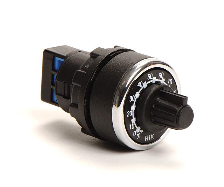 Потенциометр 1.5Вт IP65 2кОм EMAS BPR02K