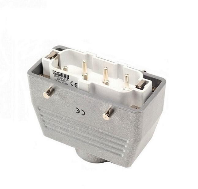 Вилка 6 полюсов 35А EMAS EBM606FU30