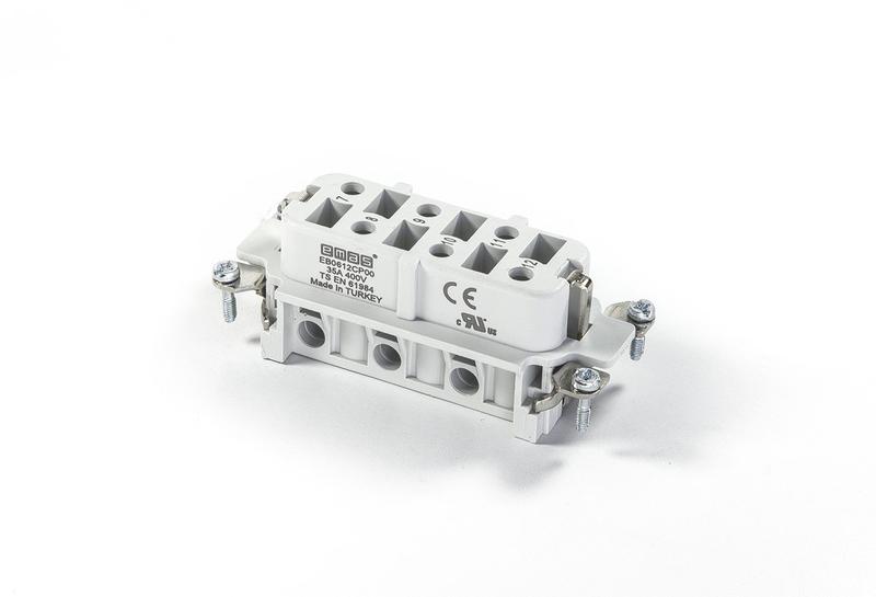 Гнездо 12 полюсов 35А (7-12) EMAS EB0612CP00