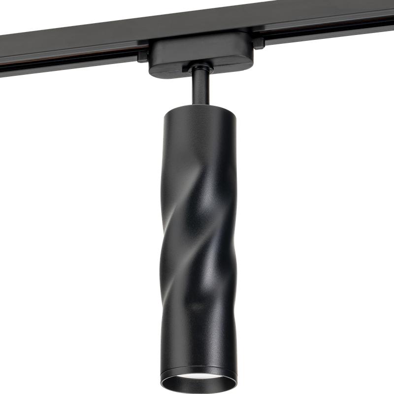 Светильник трековый поворотный ARTLINE 55х55х200 GU10 230В алюм. 2.6кв.м черн Ritter 59932 0