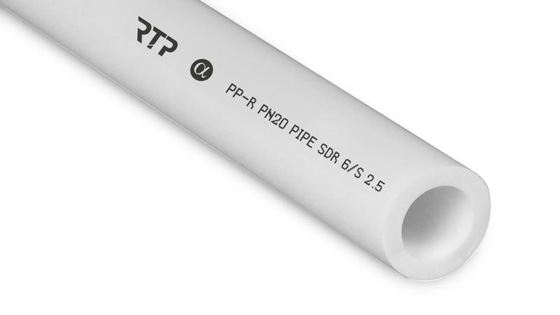 Труба PPR 90х15 PN20 бел. (дл.4м) RTP 15663
