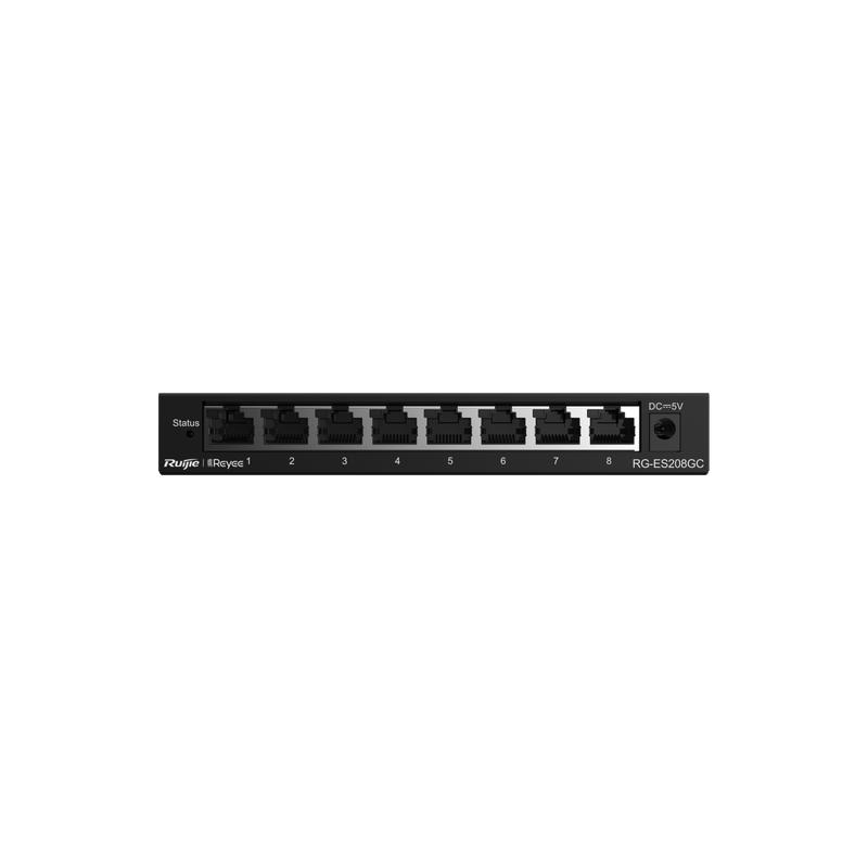Коммутатор смарт 8х1Гб/с метал. корпус Ruijie RG-ES208GC