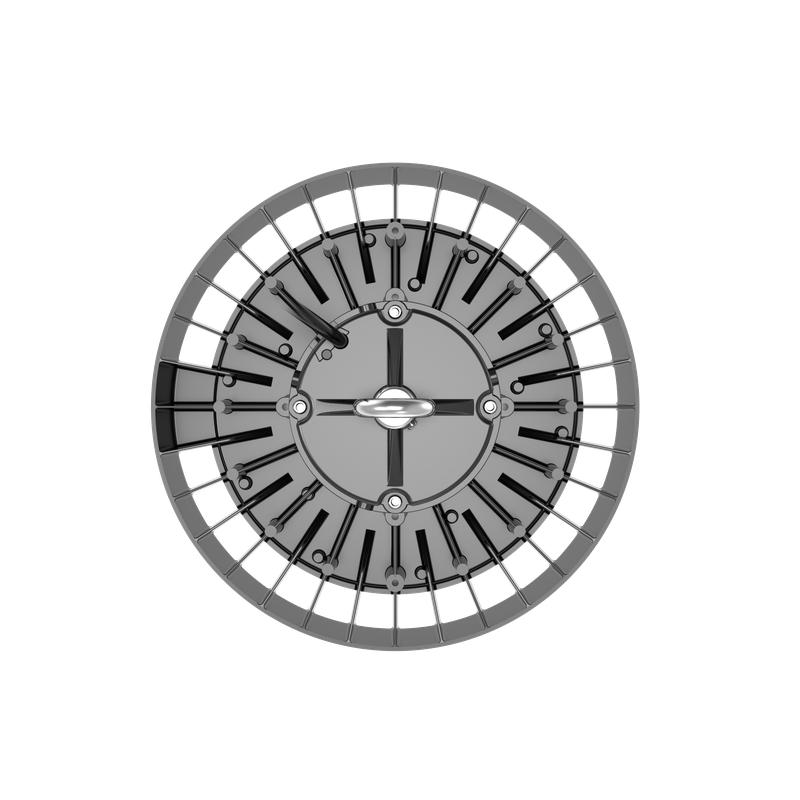 Светильник светодиодный ДСП IB 11 S 150W W 840 BK 298х298х112мм 150Вт 4000К IP65 High Bay подвес чер