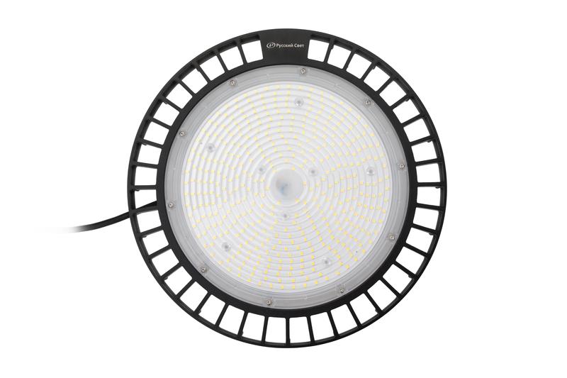 Светильник светодиодный ДСП IB 11 S 200W VW 850 BK 353х353х161мм 200Вт 5000К IP65 High Bay подвесной черн. Русский Свет 16091124351