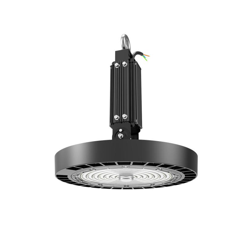 Светильник светодиодный ДСП IB 11 S 150W M 850 HT BK PC 298х298х156мм 150Вт 5000К IP65 High Bay подвесной с гр. линзой из поликарбон. черн. Русский Свет 16091124369