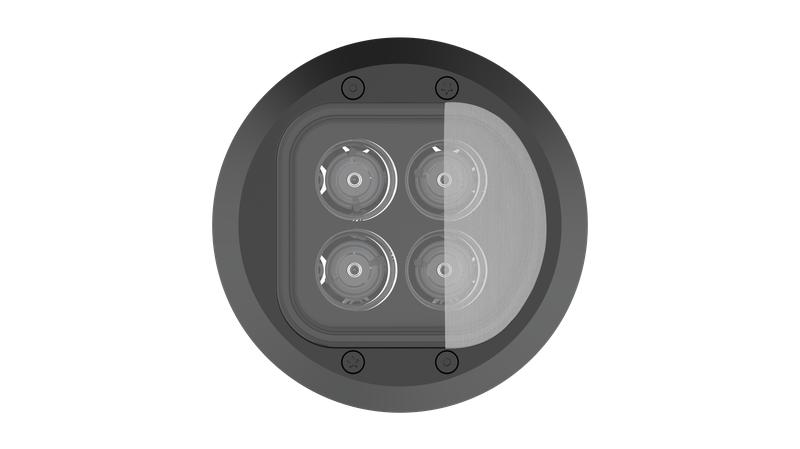 Светильник светодиодный AGR2 01 R 12W 15X35D 830 D100 BK 100х95мм 12Вт 3000К IP67 архитектурный черн. Русский Свет 29210124985