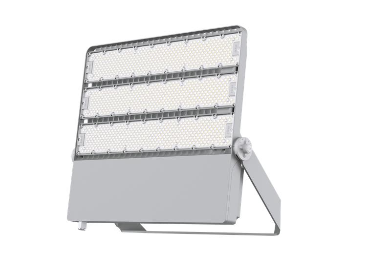 Прожектор светодиодный СДО FL 22 C 600W M 850 GR 589х60х570мм 600Вт 5000К IP66 уличный сер. Русский Свет 30082225201
