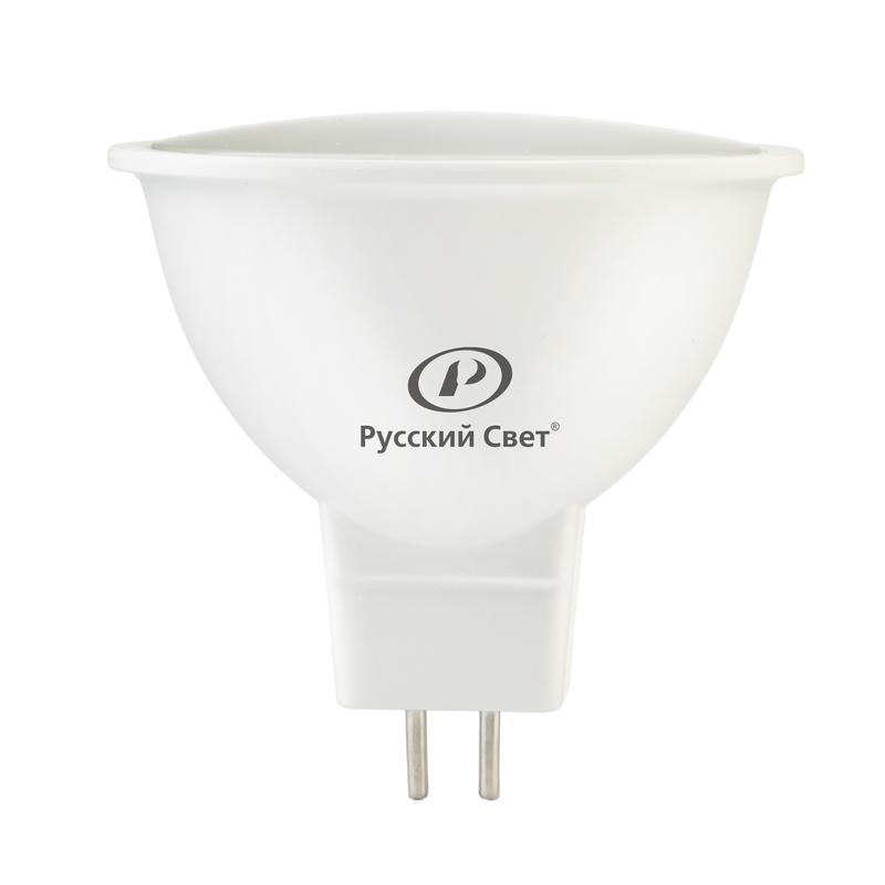 Лампа светодиодная RS LED GU5.3 7W 12V 7Вт рефлектор 4000К GU5.3 700лм 12В Ra90 Русский Свет 20011345143
