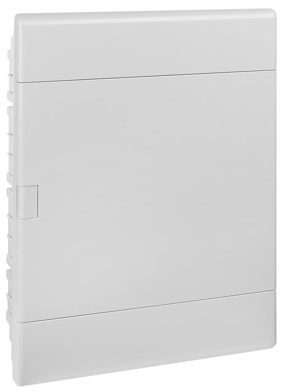 Щиток Тусо скрытая проводка на 54 модуля с дверцей 645х464х116мм(серый с непрозрачной дверцей) Ruvin