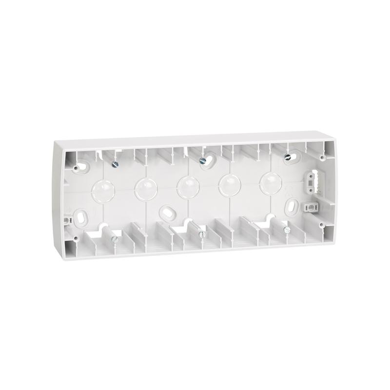 Коробка наружной установки 3-м 89х229х37мм Simon82 бел. 82771-30