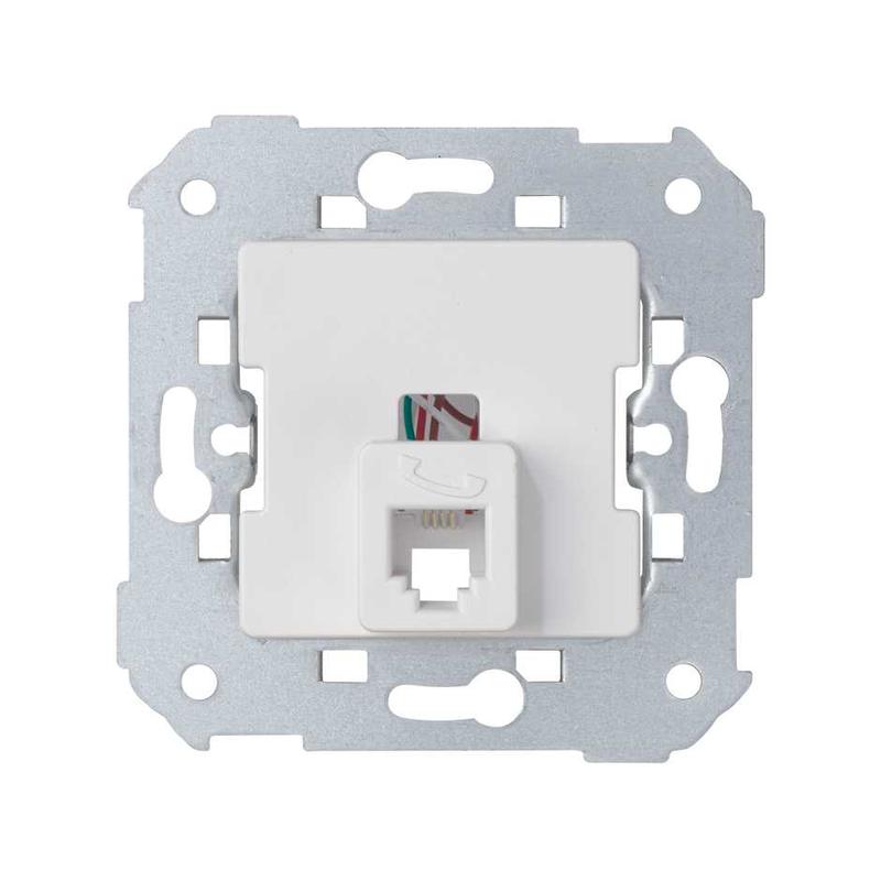 Розетка телефонная Simon 82/82Nature/88 RJ12 6 контакт. механизм черн. Simon 75481-32
