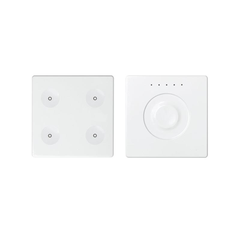 Комплект выключателя 4-кл. сенсорн. + регулятор KNX; RJ12 бел. Simon82 Sense 8400651-030