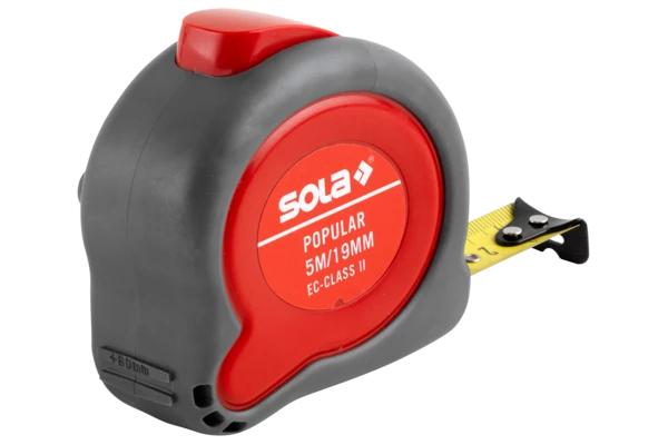 Рулетка Popular PP 8мх25мм II класс точности SOLA 50024401