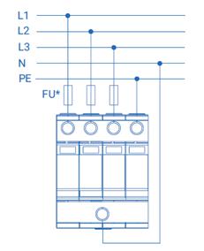 Устройство защиты от импульсных перенапряжений РИФ-Э-I+II 275/12.5 c (3+1) Стример 114103