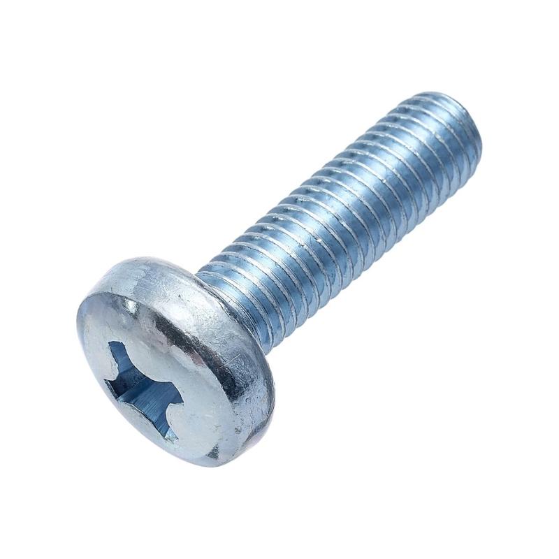 Винт с полукруглой головкой М8х16 DIN 7985 класс прочн. 4.8 цинк (пакет) (уп.100шт) СТРОЙМЕТИЗ 798508161-100