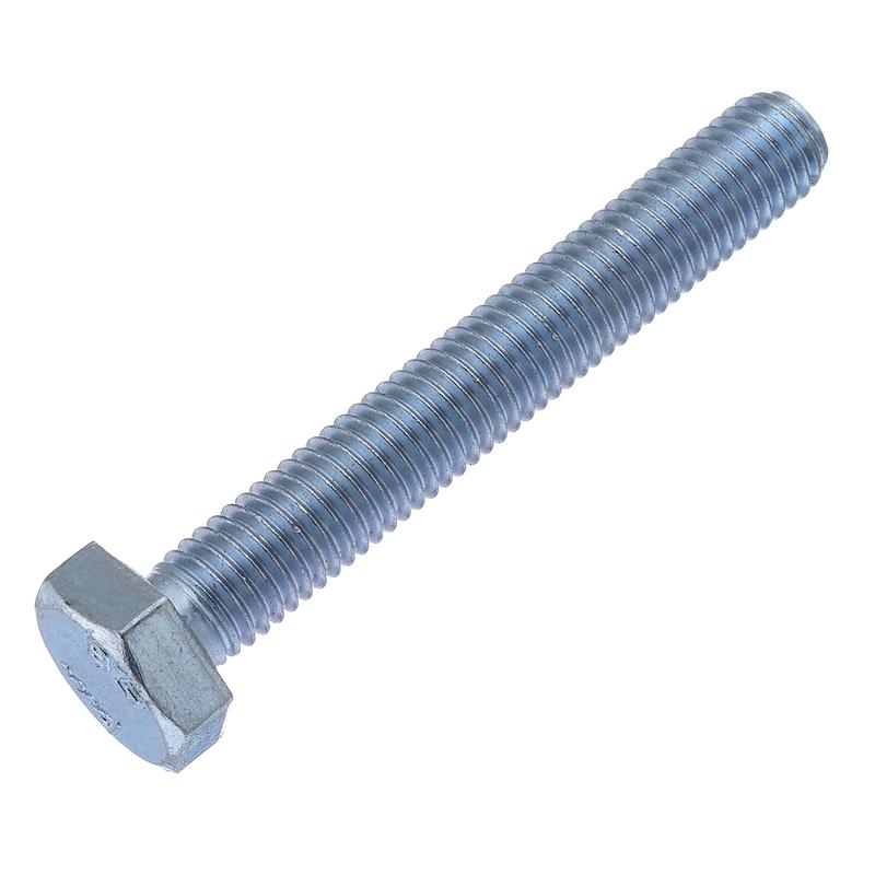 Болт М6х25х25 DIN 933 класс прочн. 5.8 цинк (уп.70шт) коробка СТРОЙМЕТИЗ 3011234