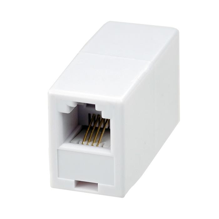 Соединитель проходной 6P4C (RJ-11) SUPRLAN 10-0315