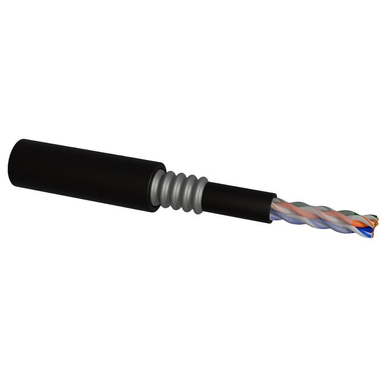 Кабель витая пара UUTP4-C5E-S24-ARM Cu PE Out. ARM Premium (уп.1000м) (RUS) 01-1054-3