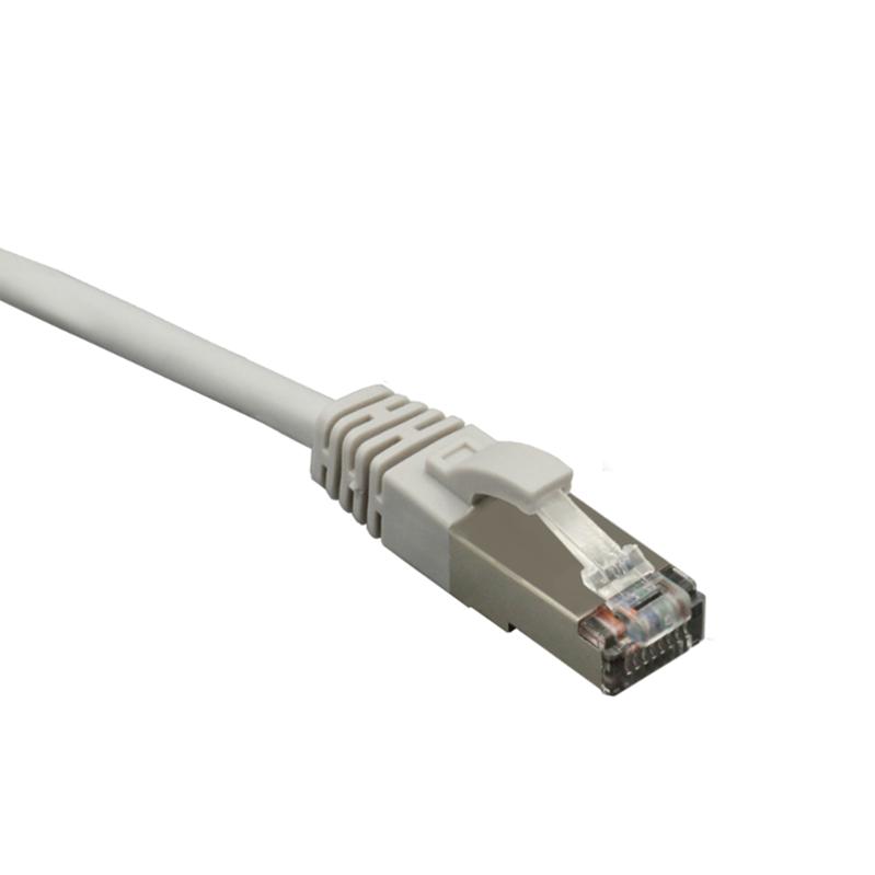 Патч-корд S/FTP 6a 4х2 28AWG Cu LSZH 3м сер. SUPRLAN 10-0195