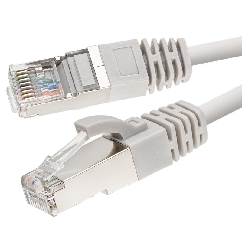 Патч-корд SUPRLAN FTP 5e 4х2 26AWG (7х0.16мм) Cu LSZH 0.15м сер. SUPRLAN 10-0713
