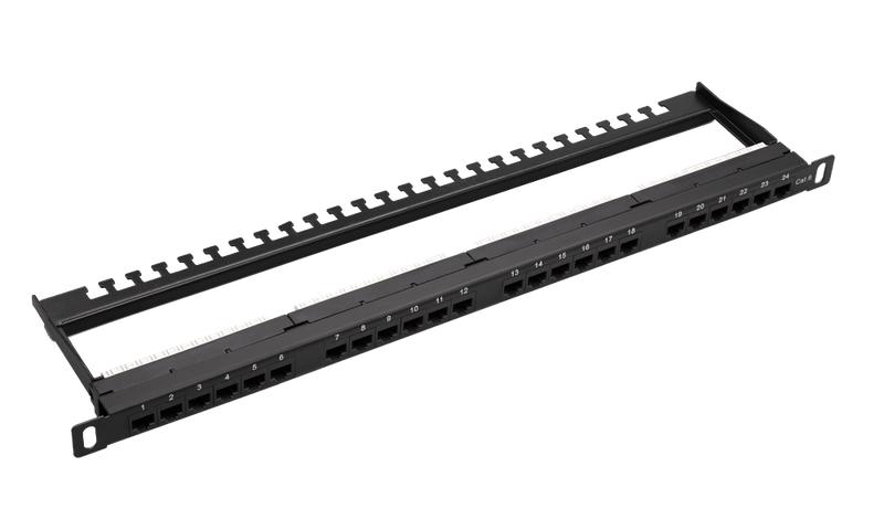 Патч-панель высокой плотности 19дюйм 48хRJ-45 UTP 6 1U SUPRLAN 10-0430