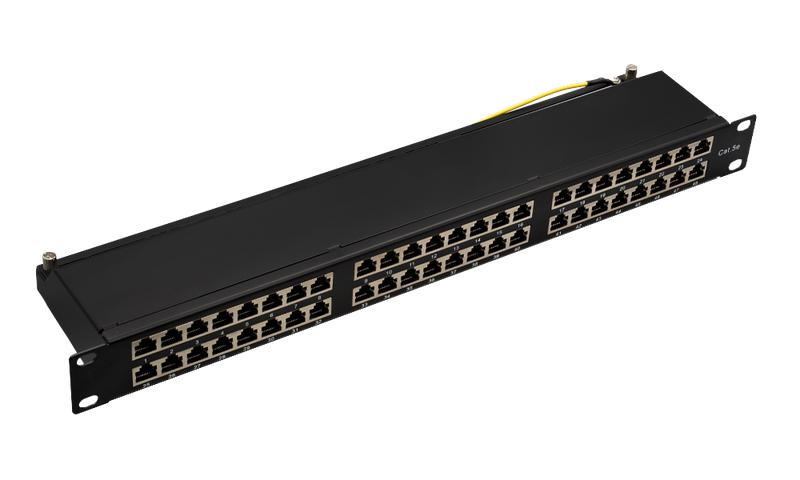 Патч-панель высокой плотности 19дюйм 48хRJ-45 FTP 5е 1U SUPRLAN 10-0433