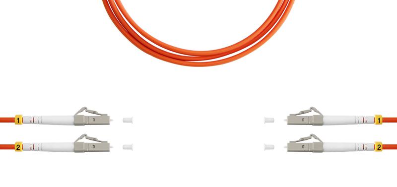 Патч-корд ВО MM(OM2) LC/UPC-LC/UPC 3.0мм duplex LSZH 1м SUPRLAN 09-12016