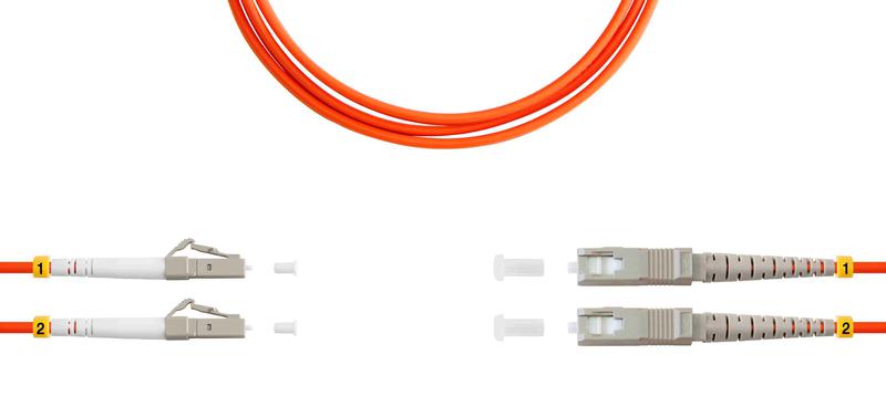 Патч-корд ВО MM(OM2) LC/UPC-SC/UPC 3.0мм duplex LSZH 10м SUPRLAN 09-12020