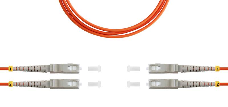 Патч-корд ВО MM(OM2) SC/UPC-SC/UPC 3.0мм duplex LSZH 2м SUPRLAN 09-12027