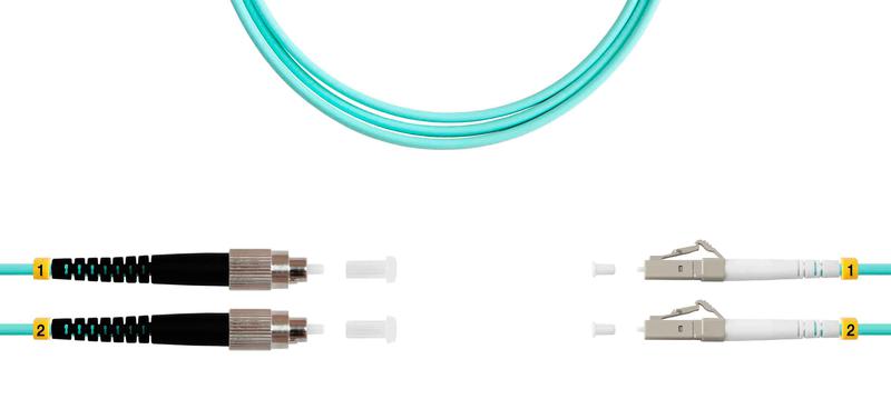 Патч-корд ВО MM(OM3) FC/UPC-LC/UPC 3.0мм duplex LSZH 5м SUPRLAN 09-12039