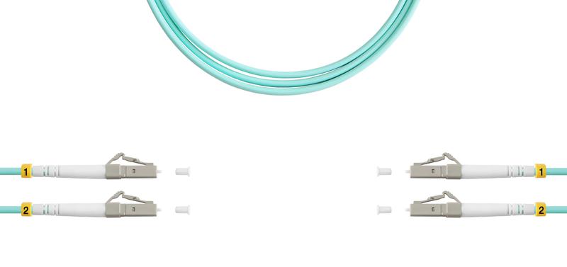 Патч-корд ВО MM(OM3) LC/UPC-LC/UPC 3.0мм duplex LSZH 1м SUPRLAN 09-12046