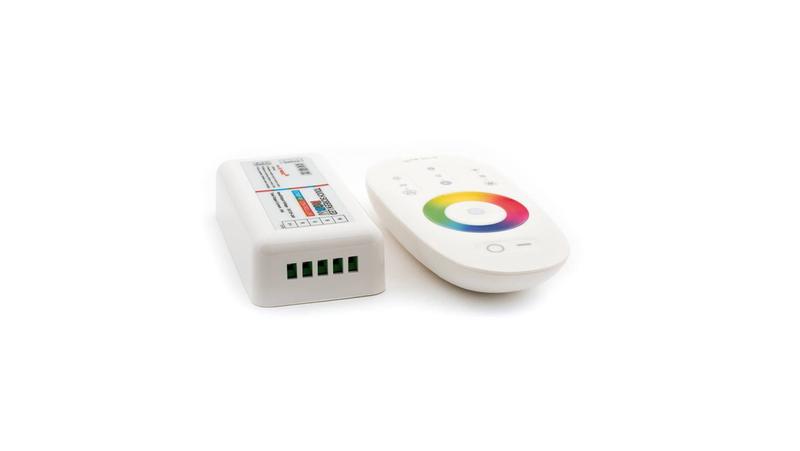 Контроллер сенсорный RF-RGBW-S-24A RGB+W2.4G 4Chх6А 12/24В бел. SWG Standard 00-00000296