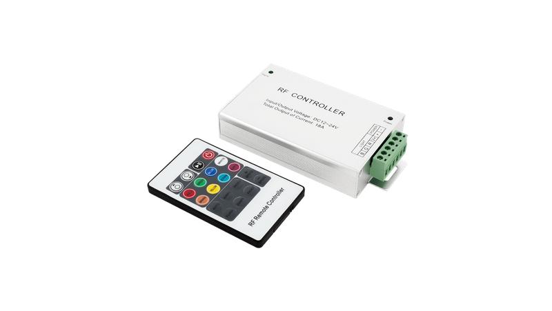 Контроллер LED RF-RGB-20-18A RGB 18А 12-24В 20 кнопок SWG Standard 09-00900230