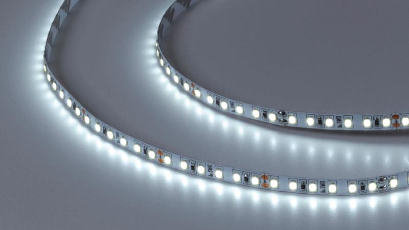Лента светодиодная стандарт 2835 120LED/м 9.6Вт/м холод. бел. 24В IP20 со скотчем 3М (уп.5м) SWG Standard 00-00010108