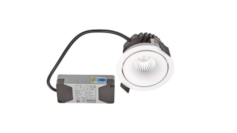 Светильник встраиваемый наклонный MINI COMBO бел. 8Вт IP20 тепл. бел. 3000К SWG PRO 00-00006239