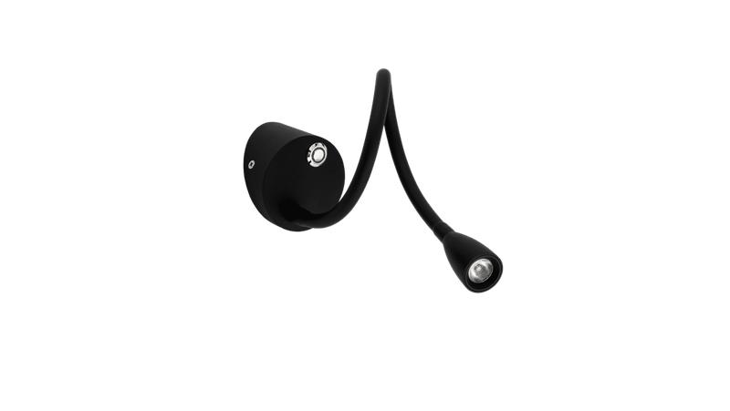 Светильник настенный BED BQ004103-A-3-DIM-BL-WW 3Вт 3000К IP20 черн. DesignLed 00-00005536